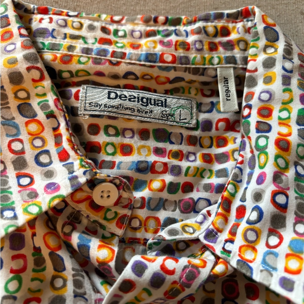 Colorful Patterned Men's Shirt - Picture 2 of 3